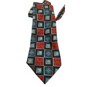 Viscount Zip Necktie Forlard Adjustable Multi-colored Tie